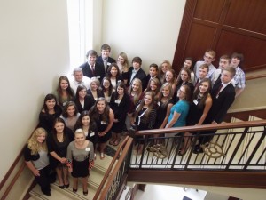 Group on Stairs